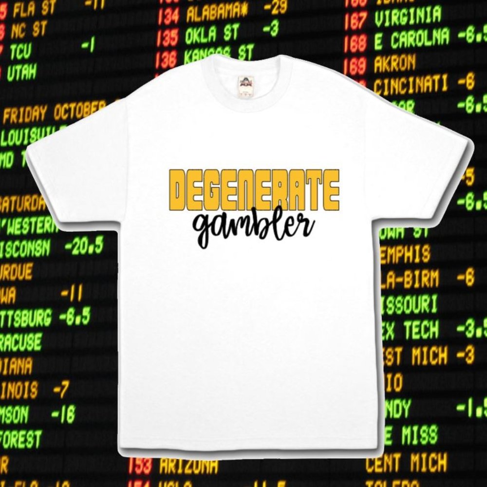 Degenerate Morals " Degenerate Gambler " Sports Betting Gambling Sportsbook